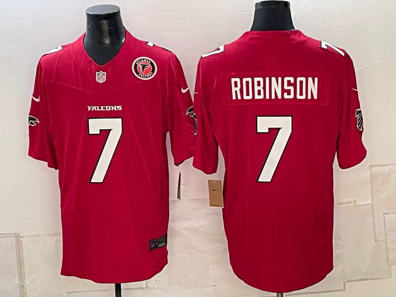 Men 2026 Atlanta Falcons #7 Robinson red Nike Limited NFL Jersey 101102->atlanta falcons->NFL Jersey